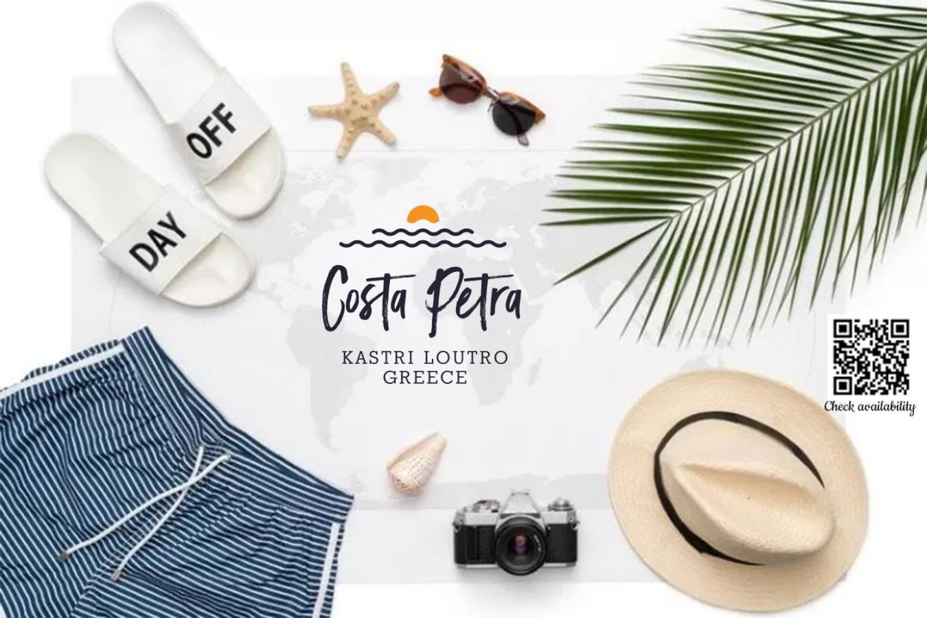 Costa Petra - Luxury Seaside Cottage With Garden - Vacation House For Families In Greece Néa Meságkala Extérieur photo